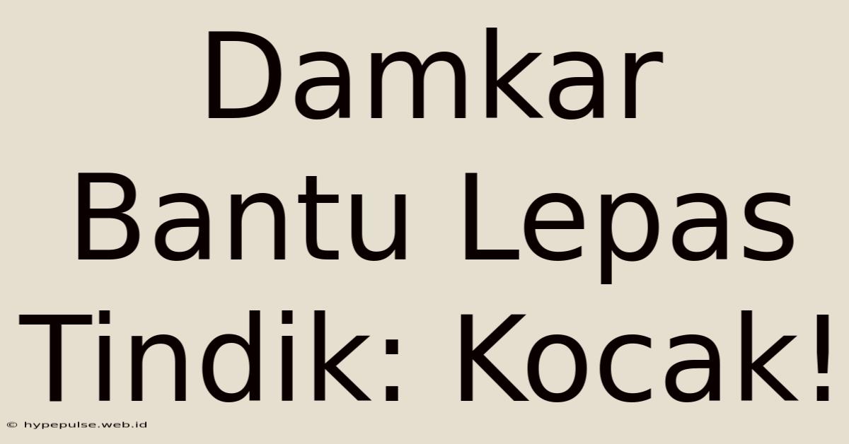 Damkar Bantu Lepas Tindik: Kocak!